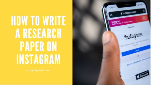 research paper on instagram