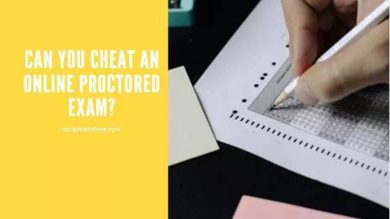 cheating an online proctored exam