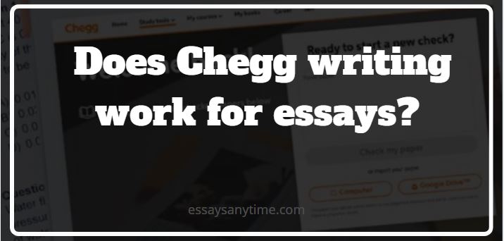 can chegg help with writing essays