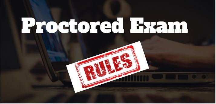 proctoring exam rules