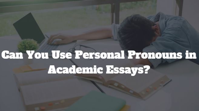 can you use pronouns in research paper